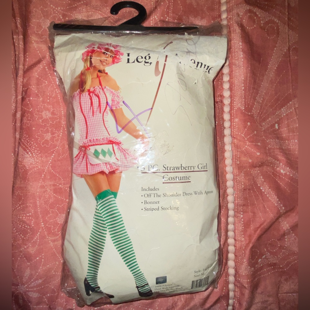Leg Avenue Strawberry Girl Costume Size medium